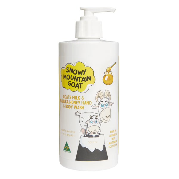 Manuka Honey and Australian Goats Milk 500ml Hand & Body Wash