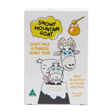 Back of 100g Australian Goats Milk and Manuka Honey Soap