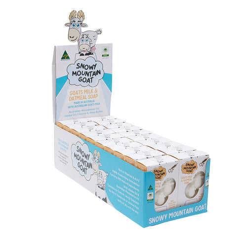 Value Display Box Australian Goats Milk and Oatmeal 100g Soap