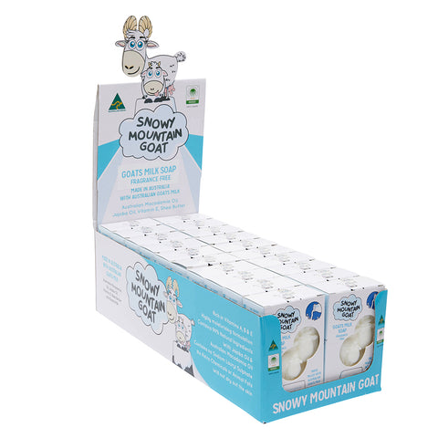 Value Display Box Australian Goats Milk 100g Soap (Fragrance Free)