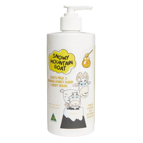 Manuka Honey and Australian Goats Milk 500ml Hand & Body Wash 